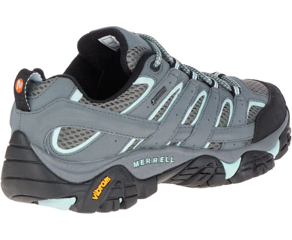 Buty Trekkingowe Merrell Damskie Szare - Moab 2 Gore-Tex® - 481390-ZIX